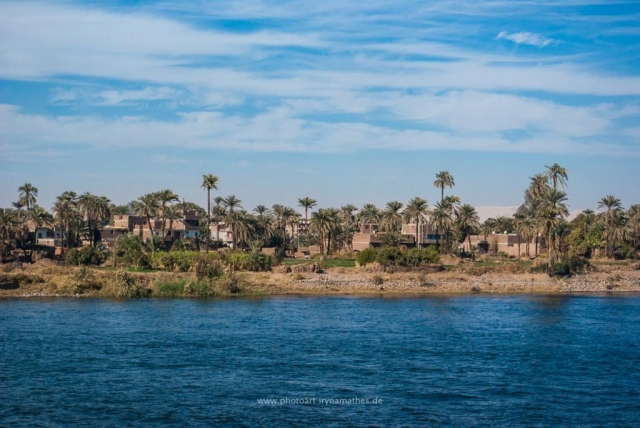 Egypt 2020, Nil Landscape. Travel photography