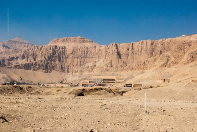 Egypt 2020, Hatshepsut Tempel. Travel photography