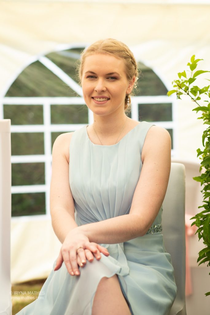 Hochzeit, Outdoor Fotografie. Paar Portrait