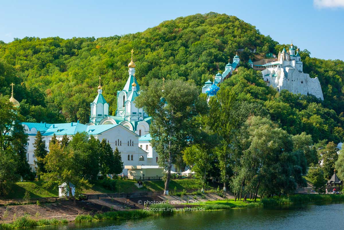 Ukraine, Kyiv, Swyatogorsky Kloster. 2013. Archivfoto. Reisefotografie