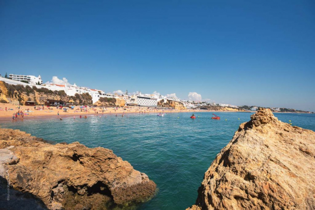Albufeira, Algarve, Portugal Strand. PHOTOART Iryna Mathes